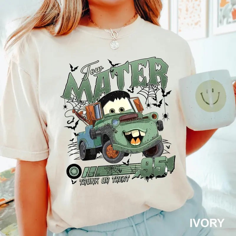 Halloween Cars Movie Shirt, Halloween Shirt, Halloween Cars Shirt, Cars Halloween Party Hoodie, Sweatshirt | HypeCrazeTee.com