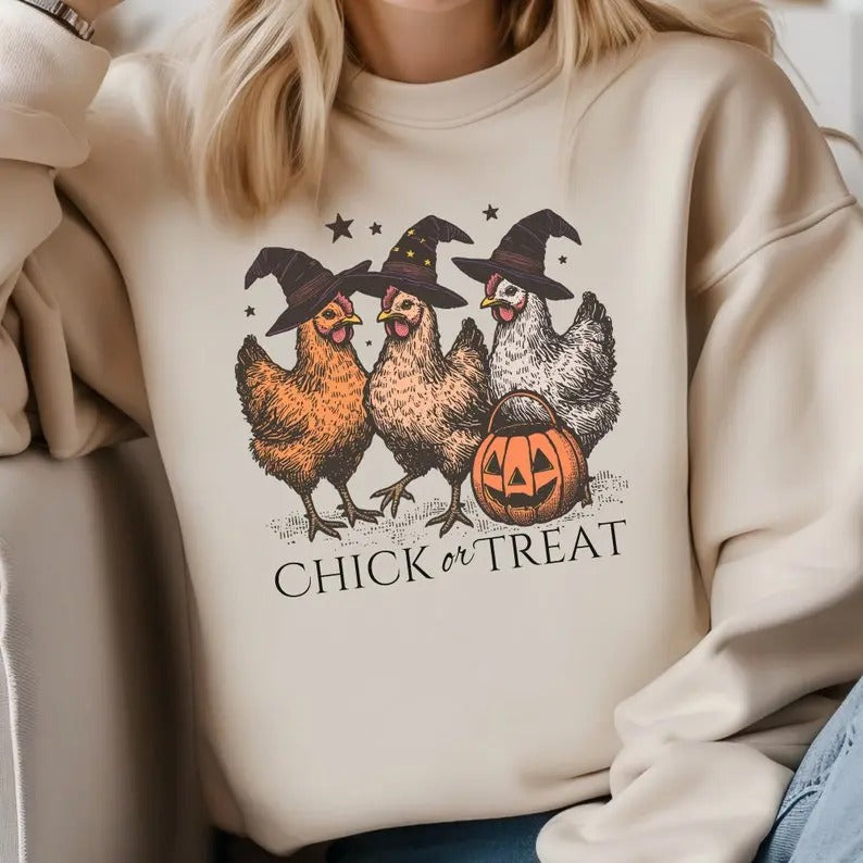 Halloween Chicken Funny Halloween Shirt Retro Chicken Shirt Vintage Fall Shirt Funny Retro Shirt Funny Chicken T-Shirts, Hoodie, Sweatshirt