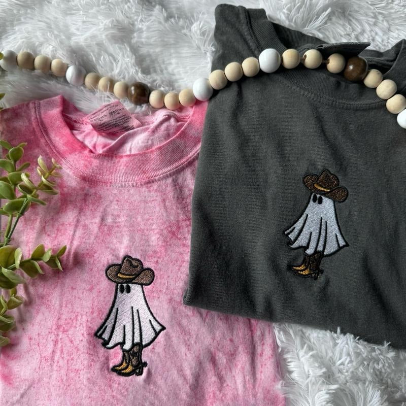 Halloween Embroidered Tshirt, Cowboy Tshirt Hoodie, Sweatshirt | HypeCrazeTee.com