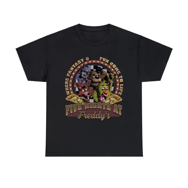 Halloween Five Nights At Freddy's Tee Retro Gaming Costume T-Shirt Hoodie, Sweatshirt | HypeCrazeTee.com