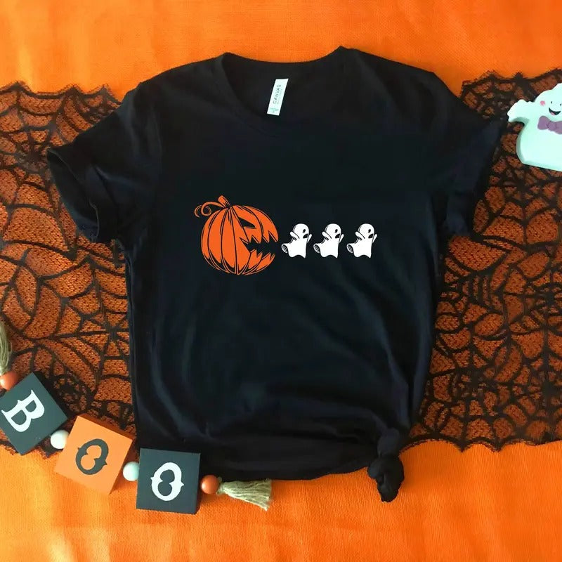 Halloween Ghost Shirt, Halloween Shirt, Funny Halloween Shirt, Halloween Party Shirt, Pumpkin Halloween Shirt, Halloween...