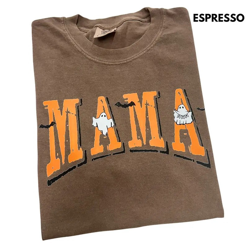 Halloween MAMA Comfort Colors T-Shirt Hoodie, Sweatshirt | HypeCrazeTee.com