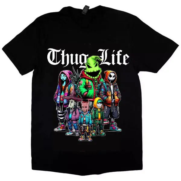 Halloween Nightmare Thug Life T-Shirt, Trick Or Treat T-Shirt, Horr0r Halloween T-Shirt, Halloween Nightmare Lovers...