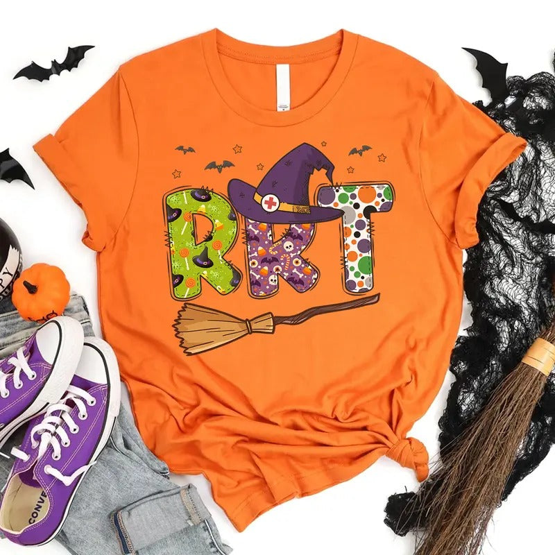 Halloween RRT T-shirt, Rapid Response Team Halloween, RRT Halloween Shirt, Respiratory Therapist Tee, Halloween Nurse...