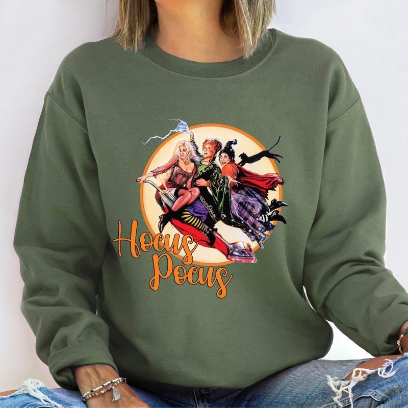 Halloween Sanderson Sisters Hocus Pocus Sweatshirt - HL 12 T-Shirts, Hoodie | HypeCrazeTee.com