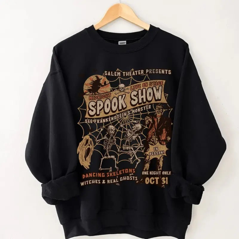 Halloween Shirt Monster Mash Sweatshirt Retro Halloween Crewneck Monster Shirt Frankenstein Shirt Spooky Sweatshirt Cute...