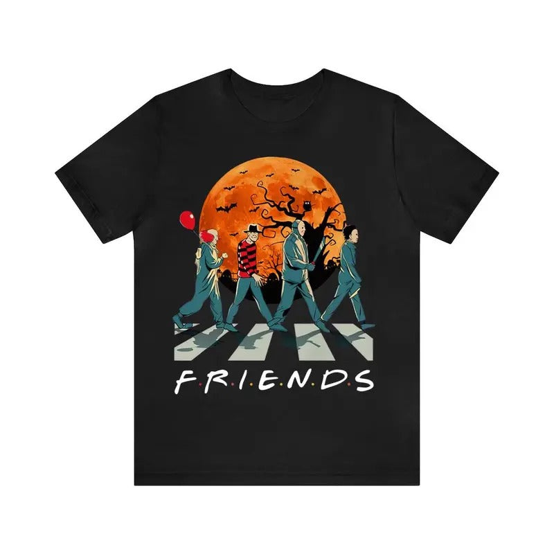 Halloween Friends Halloween Halloween Myers Michael Funny Movie Cotton Classic Relaxed Fit T-Shirts, Hoodie, Sweatshirt
