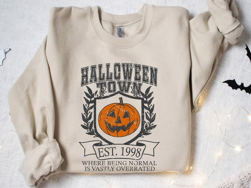 Halloween Town EST 1998 Crewneck Sweatshirt, Hoodie, T-shirt | HypeCrazeTee.com