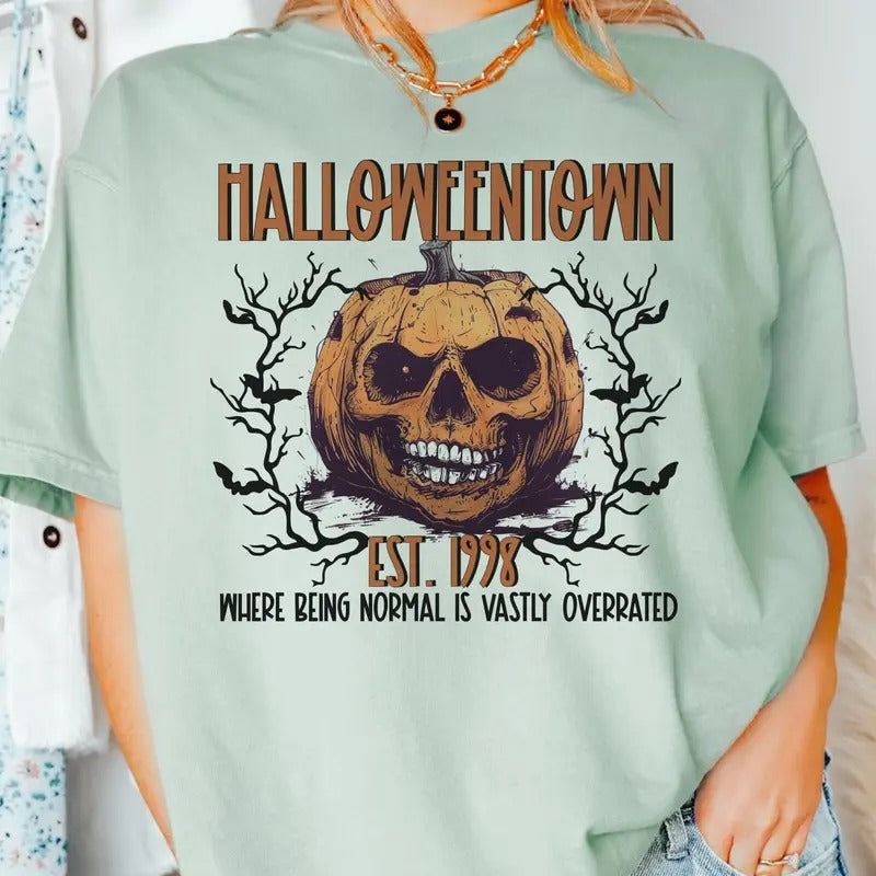 Halloween Tshirt Halloween Town Pumpkin Tshirt Halloween Town Tees Halloween Town Jack-o-lantern T-Shirt Hoodie, Sweatshirt