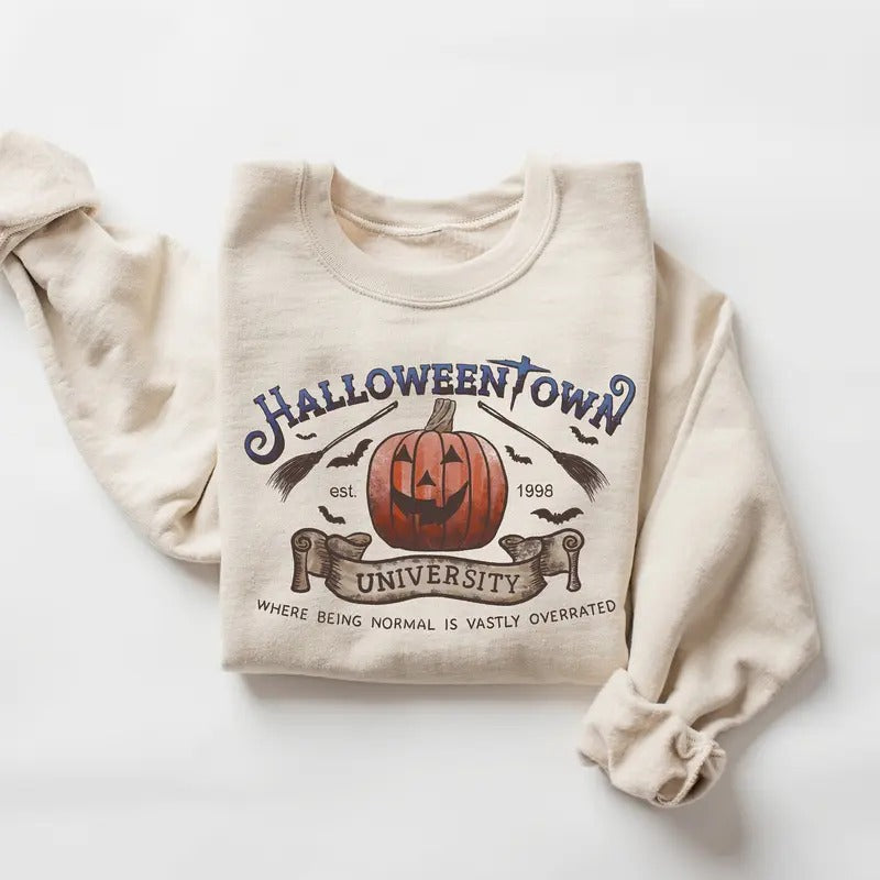 Halloween University Est 1998 Sweatshirt, Halloween Hoodie, Halloween 1998 Shirt, Halloween Sweatshirt | HypeCrazeTee.com