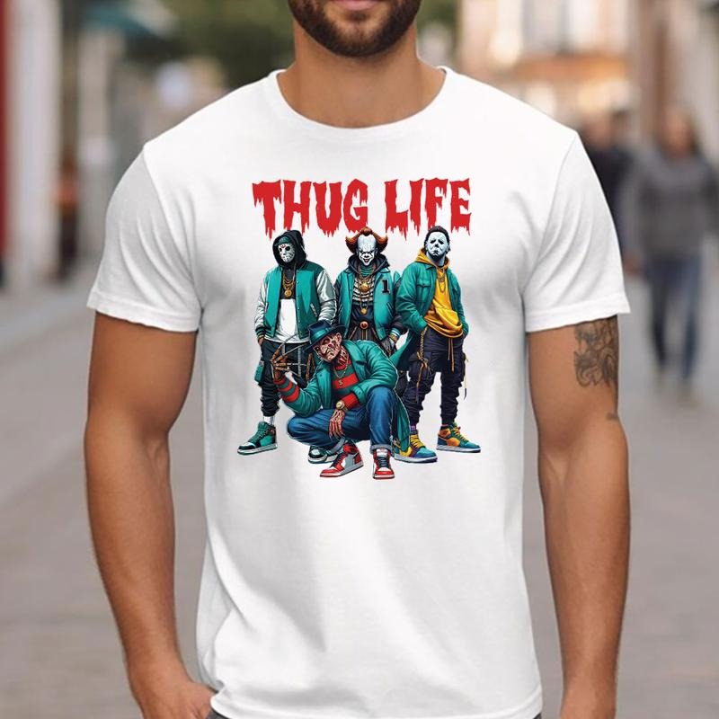 Halloween West Coast Horror Characters Shirt, Halloween Graphic Tee Shirt Hoodie, Sweatshirt | HypeCrazeTee.com