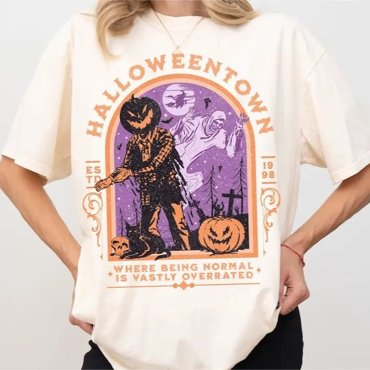 Halloweentown 1998 Shirt, Halloween Retro Unisex Cotton T-Shirt Womenswear Tshirt Hoodie, Sweatshirt | HypeCrazeTee.com