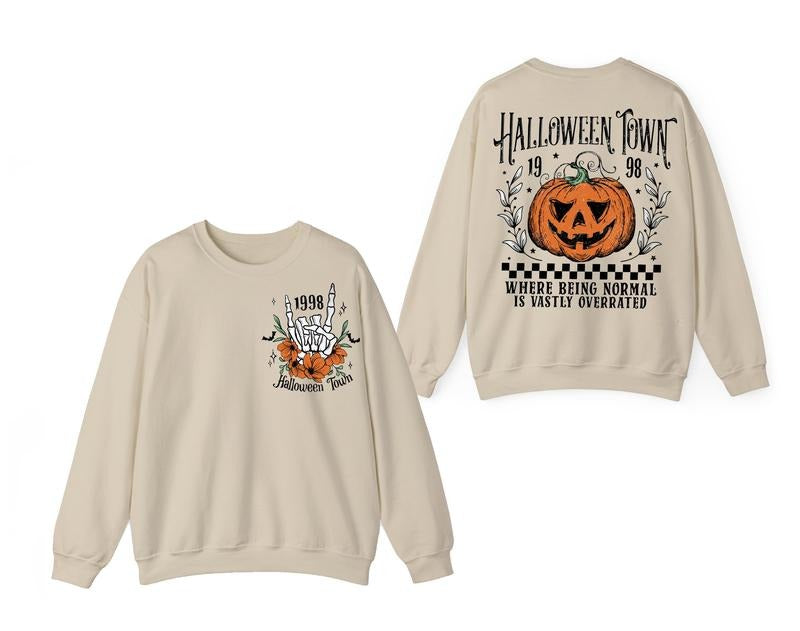 Halloweentown 1998 Sweatshrit, Halloween Town University Shirt, Halloweentown Crewneck Sweatshirt Halloweentown...