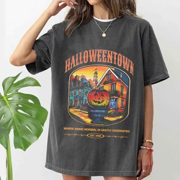 Halloweentown Est 1998 Comfort Colors T shirt, Halloweentown University shirt, Halloween Shirt, Retro Halloweentown...