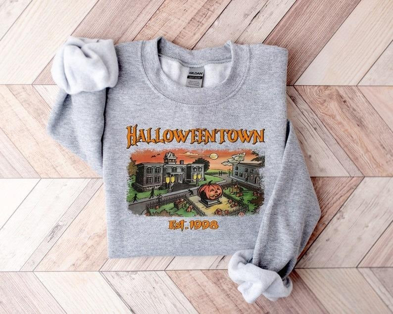 Halloweentown University Sweatshirt Halloweentown Sweatshirt Halloween Town Sweatshirt Halloween Sweatshirt Halloween...