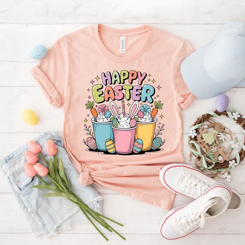 Happy Easter Cups DTF Transfers - THIS IS NOT A SHIRT Hoodie, Sweatshirt | HypeCrazeTee.com