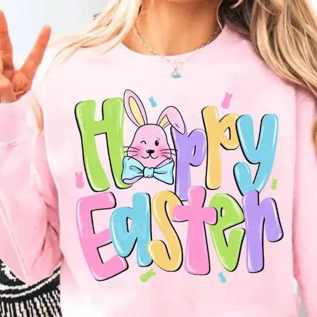 Happy Easter DTF Transfers - THIS IS NOT A SHIRT Hoodie, Sweatshirt | HypeCrazeTee.com