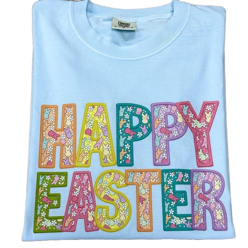 Happy Easter T-shirt, Easter Tee, Easter Comfort Colors Tee Hoodie, Sweatshirt | HypeCrazeTee.com