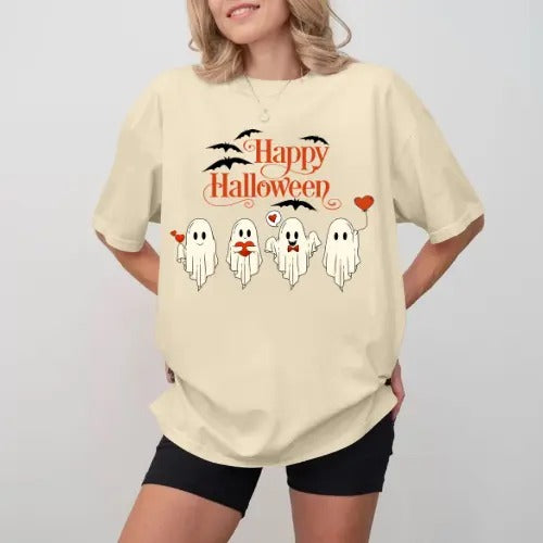 Happy Halloween T-Shirt, Gift For Fan, Gift For Her, Gift For Him Hoodie, Sweatshirt | HypeCrazeTee.com