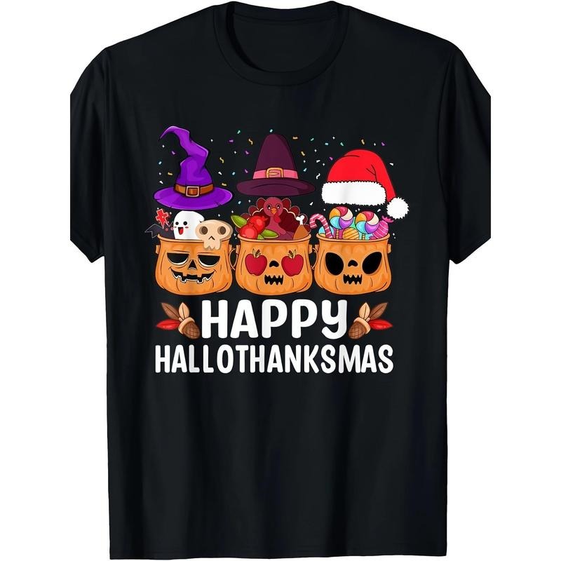 Happy Halloween Happy Thanksgiving Made USA T-Shirts, Hoodie, Sweatshirt