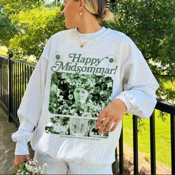 Happy Midsommar Sweatshirt Movie Unisex Sweatshirt T-Shirts, Hoodie | HypeCrazeTee.com