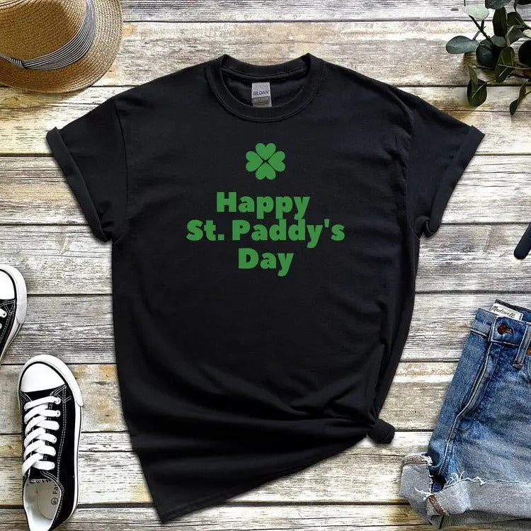Happy St Paddys Day T-Shirt, Shamrock T-Shirt, St Patrick's Day T Shirt, Irish T Shirt, St Paddy's Day T Shirt,  Patricks...