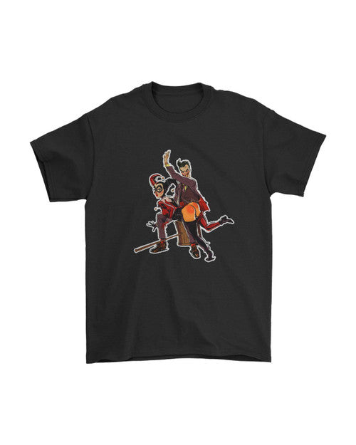 Harley Quinn Joker Suicide Squad Slap Spank Puddin Man's T-Shirt Tee