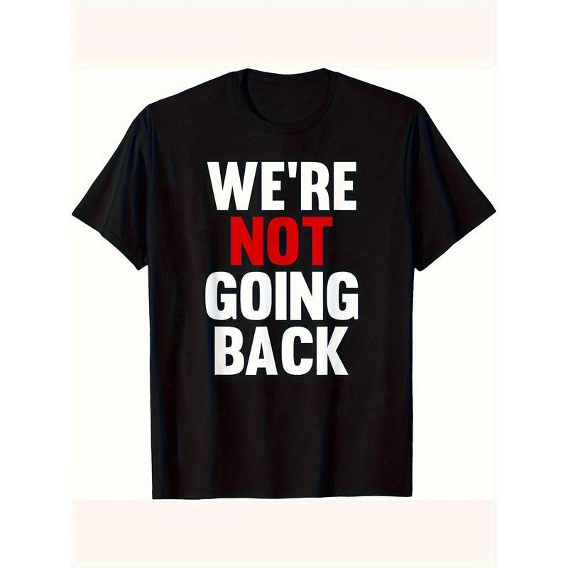 Harris Waltz 2024 Kamala 2024 Election We Will Not Back Personalized Print Casual Round Neck Short Sleeve Comfortable Cotton Short Sleeve Version Made USA T-Shirts, Hoodie, Sweatshirt