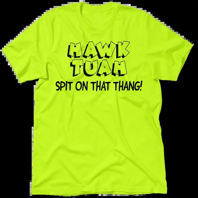 Hawk Tuah Spit On That Thing - Hi Visibility Work T-Shirt Flag Menswear Jersey Collar Hoodie, Sweatshirt | HypeCrazeTee.com