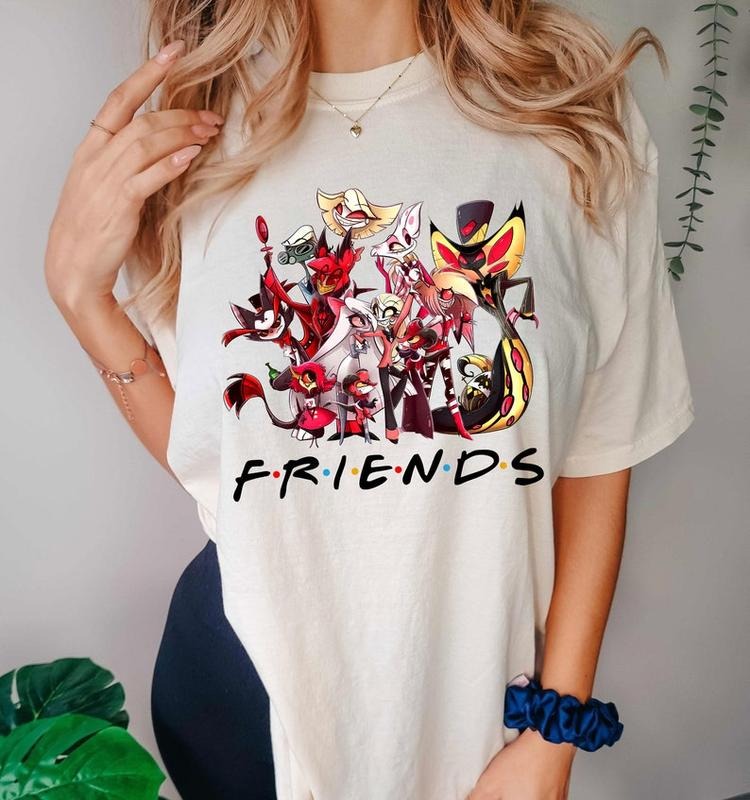 Hazbin Hotel Friends Husk Hazbin Hotel Characters Shirt Style Hoodie, Sweatshirt | HypeCrazeTee.com