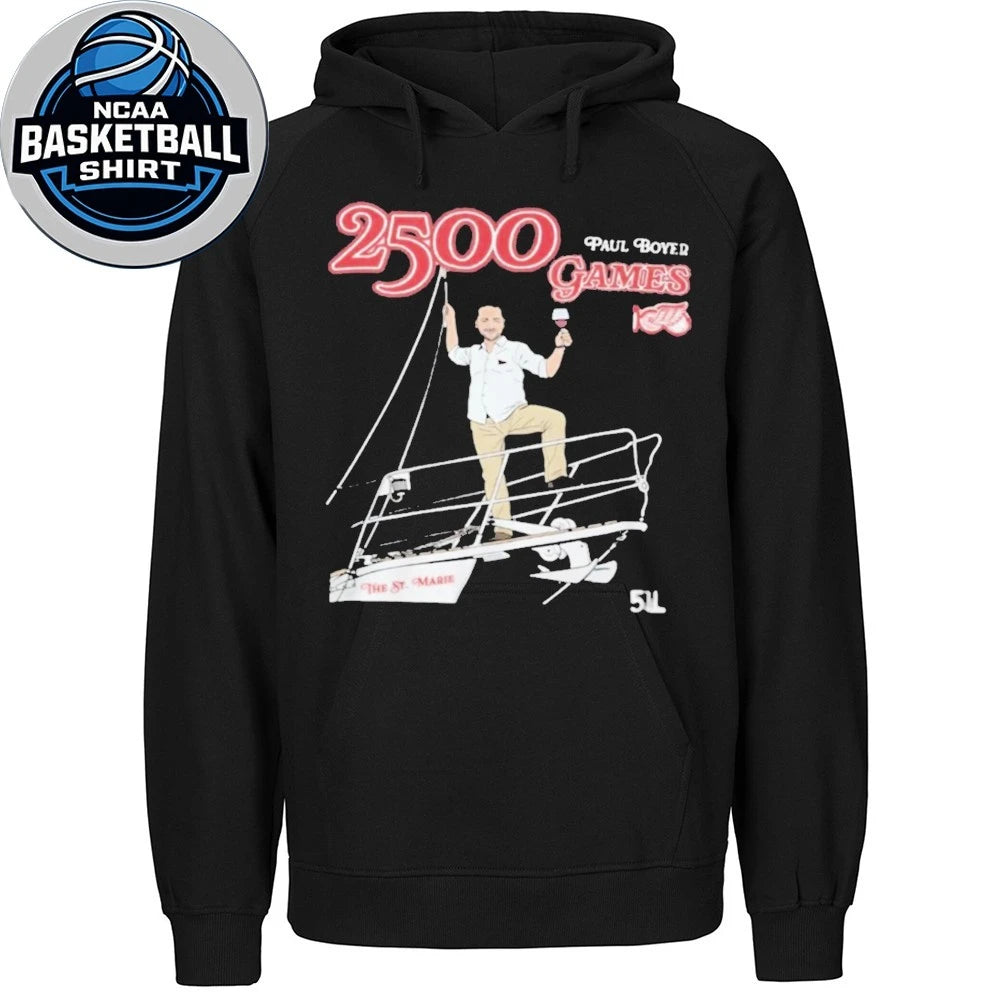 Head Equipment Manager Paul Boyer 2500 games Logo T-Shirt