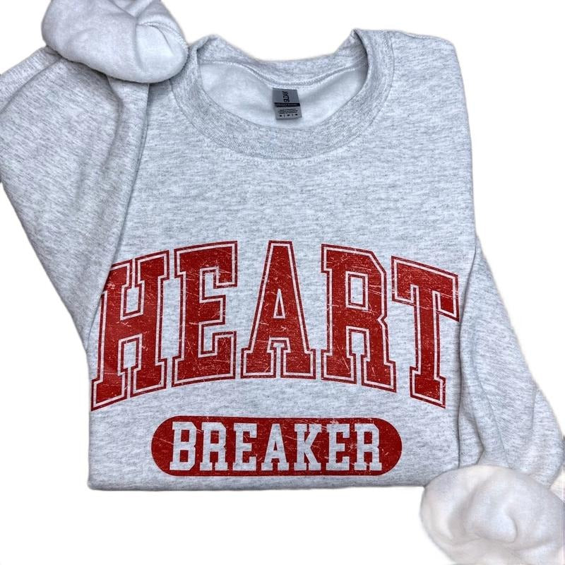 Heart Breaker Sweatshirt, Anti Valentine Sweatshirt, Anti-Valentine's Day Sweatshirt T-Shirts, Hoodie | HypeCrazeTee.com