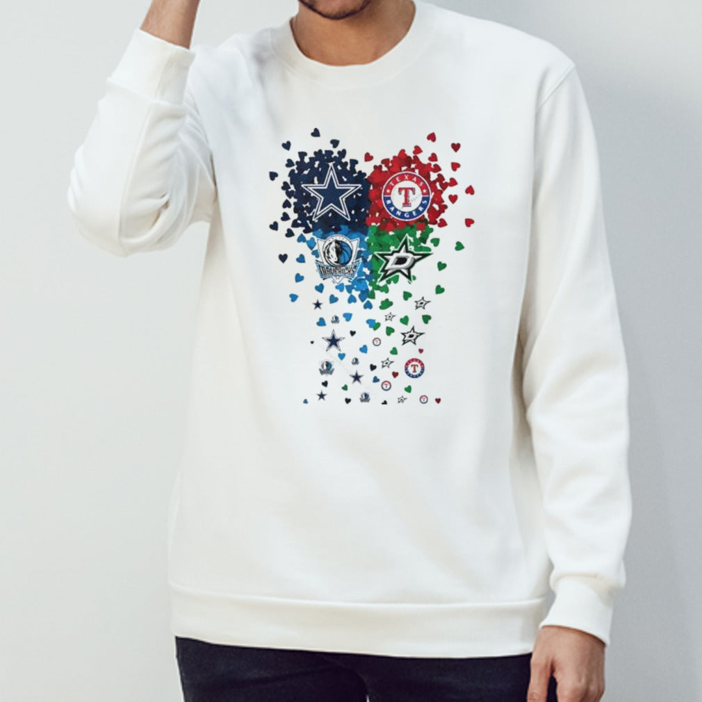 Heart Dallas Sports Teams Logo Shirt
