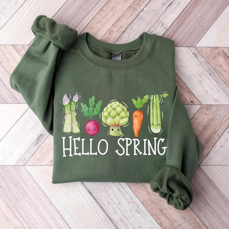 Hello Spring DTF Transfers - THIS IS NOT A SHIRT Hoodie, Sweatshirt | HypeCrazeTee.com