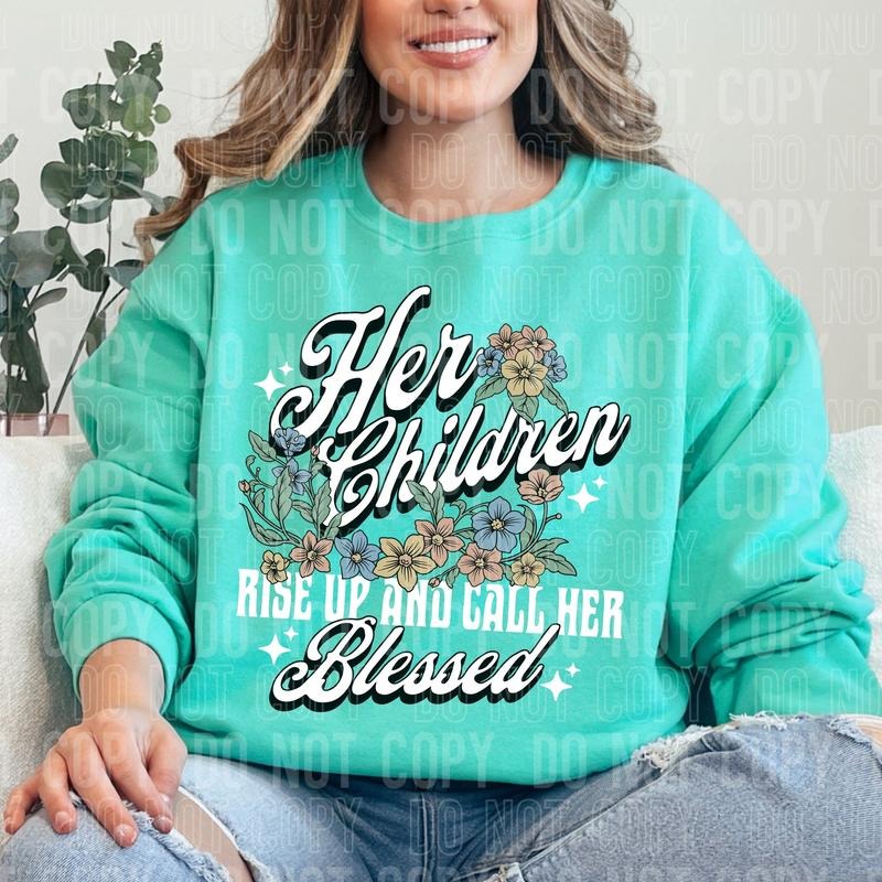 Her Children Rise Up DTF Transfers - THIS IS NOT A SHIRT Hoodie, Sweatshirt | HypeCrazeTee.com