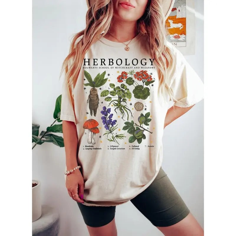 Herbology Plants Shirt,Gardening Shirt, Herbology Shirt ,Plant Lover gift, Botanical Shirt,Plant Lover Shirt,Plant Wizard...