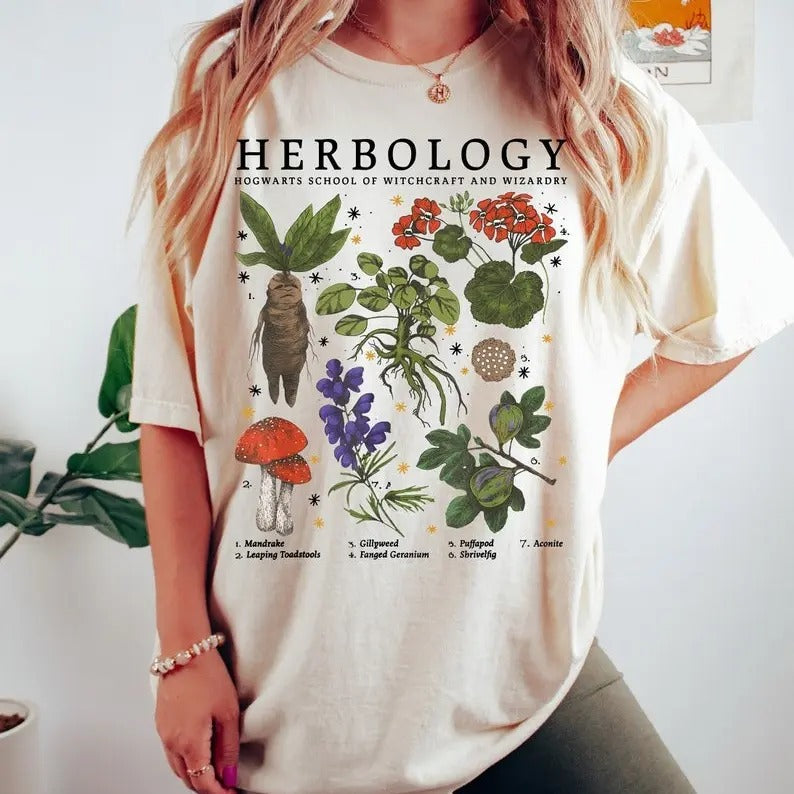 Herbology Plants Shirt,Gardening Shirt, Herbology tshirt,Plant Lover gift, Botanical Shirt,Plant Lover Shirt,Plant Wizard...