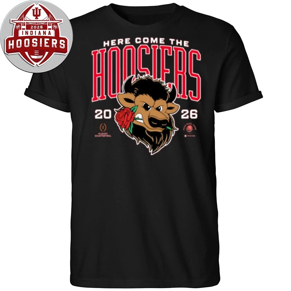Here Come The Hoosiers Mascot 2026 Tee Shirt