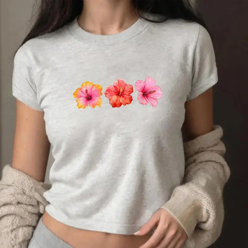 Hibiscus Summer Baby Hibiscus Flower Baby Hawaii Shirt Beach Hibiscus Baby Baby T-Shirts, Hoodie, Sweatshirt