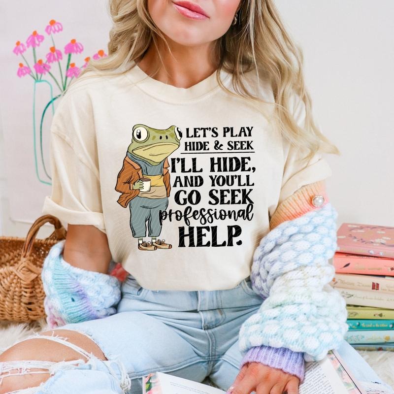 Hide & Seek DTF Transfers - THIS IS NOT A SHIRT Hoodie, Sweatshirt | HypeCrazeTee.com