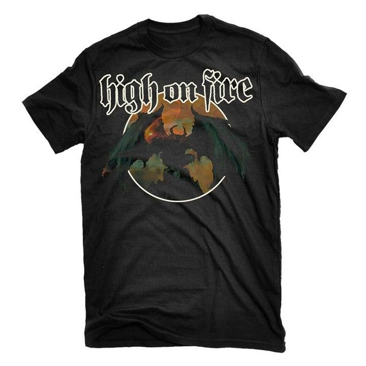 High On Fire Blessed Black Wings T-shirt New! Relapse Records Ts28834444 Hoodie, Sweatshirt | HypeCrazeTee.com