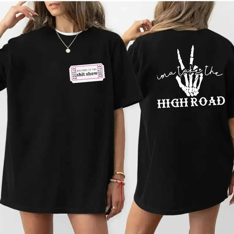 Highr0ad K0e Concert 2024 Two Sides Country Fan Top Short Sleeve Shirt Casual T-Shirts, Hoodie, Sweatshirt