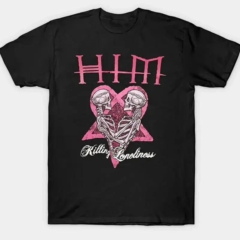 Him Killing Loneliness T Shirt Him Rock Band T Shirt Killing Loneliness Song Hoodie, Sweatshirt | HypeCrazeTee.com