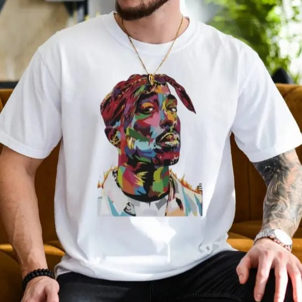 Hip Hop Rapper Unisex T Shirt 2pac, Hip Hop Shirt, Tupac Rapper Tee, Unisex Short Sleeve Tee Hoodie, Sweatshirt
