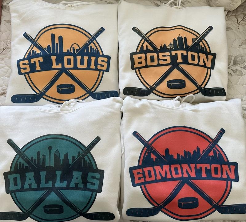 Hockey Hoodie City Pride Hockey Sweatshirt Hockey Sweater Comfy Hoodie T-Shirts | HypeCrazeTee.com