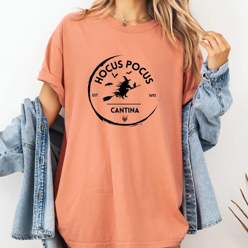 Hocus Pocus Cantina Halloween Custom colors tee shirt Casual Hoodie, Sweatshirt | HypeCrazeTee.com