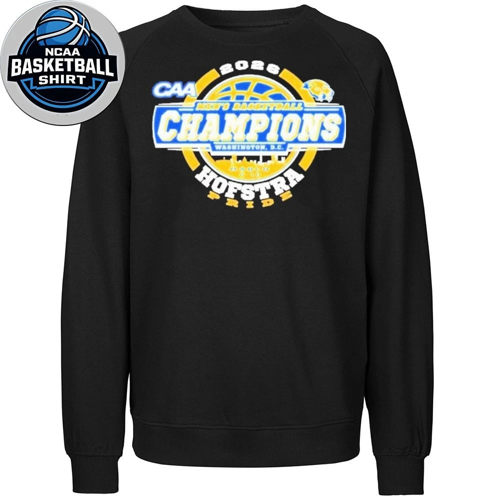 Hofstra Pride To The 2026 CAA Men’s Basketball Tournament Champions Logo Shirt