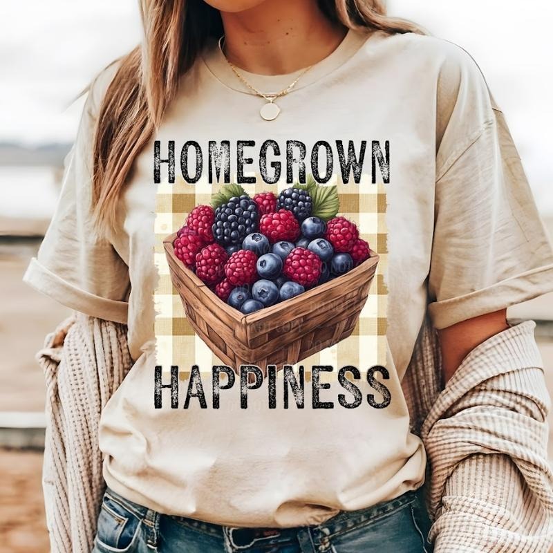 Homegrown Happiness Berries DTF Transfers - THIS IS NOT A SHIRT Hoodie, Sweatshirt | HypeCrazeTee.com