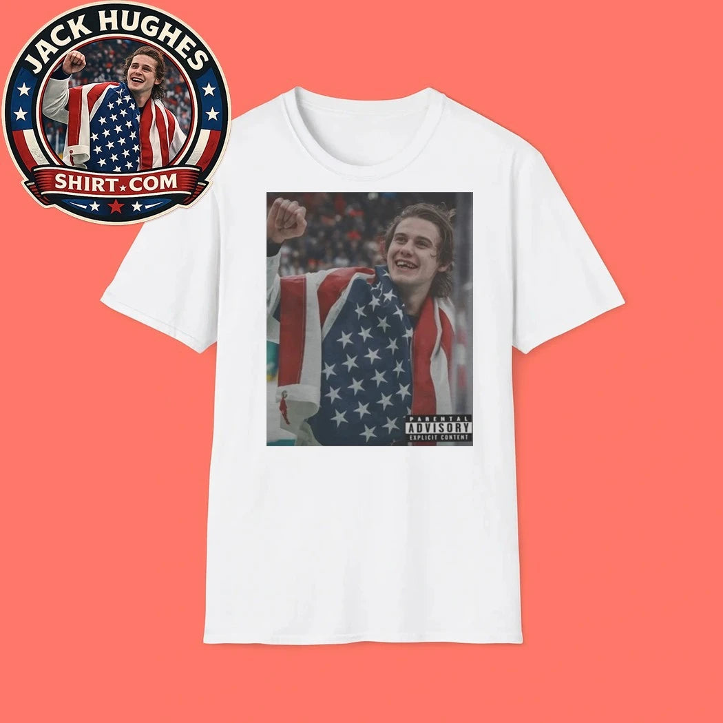 Honoring ice hockey player Jack Hughes after Team USA’s dramatic victory at the 2026 Winter Olympics T-Shirt