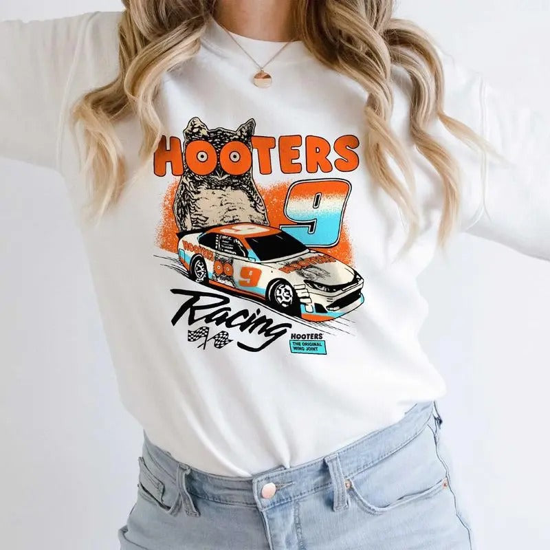 Hooters Racing Car Sweatshirt for Men And Women T-Shirts, Hoodie | HypeCrazeTee.com